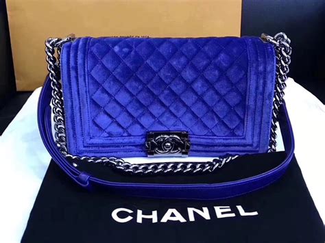 chanel blue pleated irridescent bag|royal blue chanel purse.